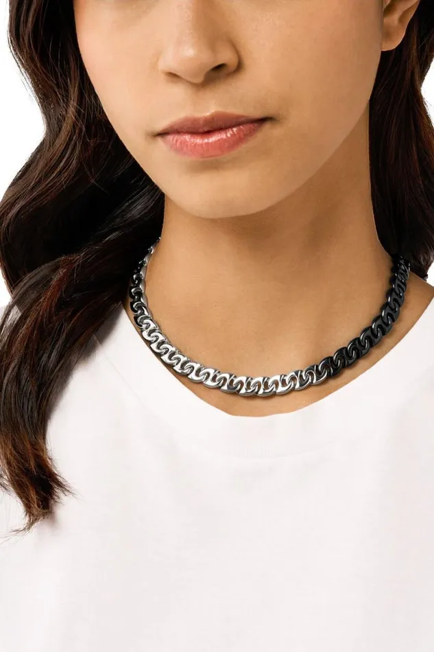 MenWomen Diesel Jewelry DX1530931 Silverblack