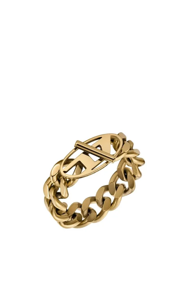 MenWomen Diesel Jewelry DX1568710 JEWEL Gold