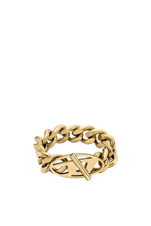 MenWomen Diesel Jewelry DX1568710 JEWEL Gold