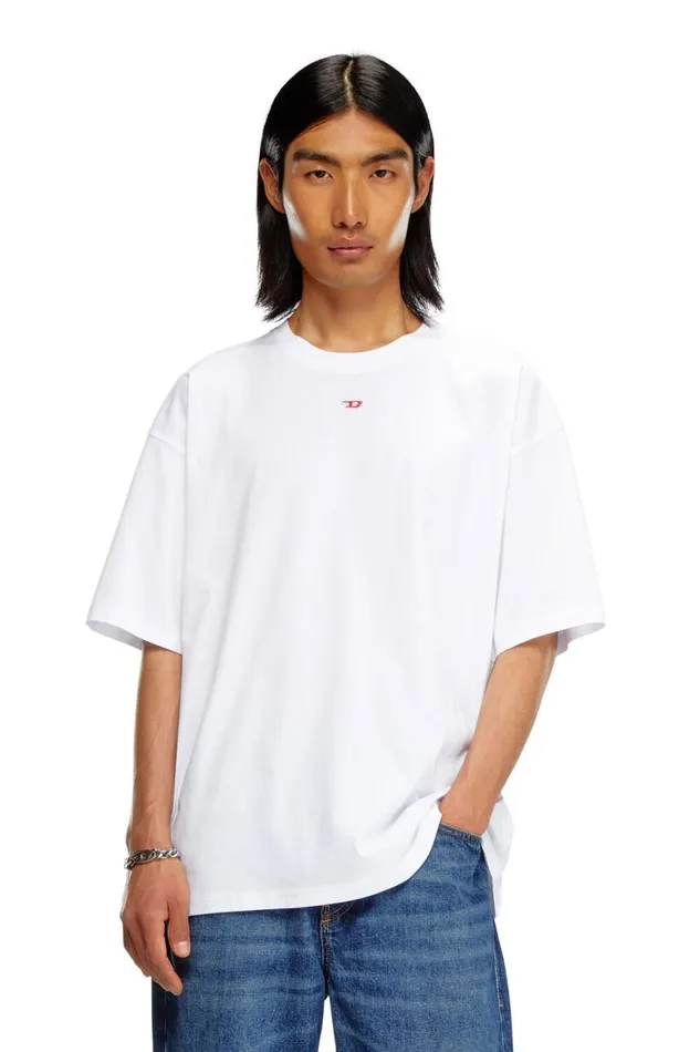 MenWomen Diesel TShirts and Polos TBOXTD White MenWomen Diesel TShirts and Polos TBOXTD White
