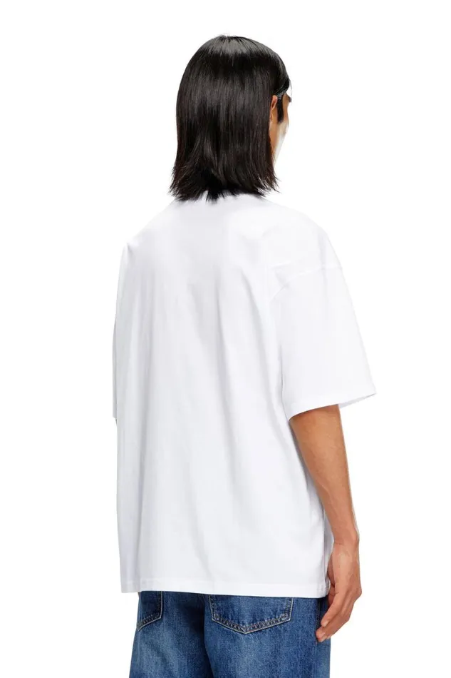 MenWomen Diesel TShirts and Polos TBOXTD White MenWomen Diesel TShirts and Polos TBOXTD White