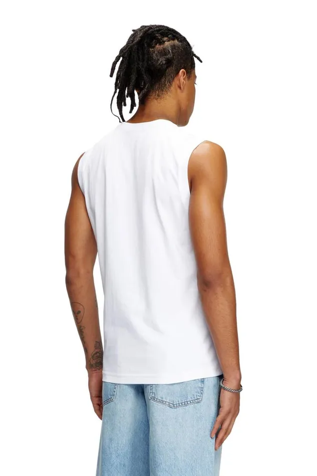 MenWomen Diesel TShirts and Polos TISCODIV White MenWomen Diesel TShirts and Polos TISCODIV White