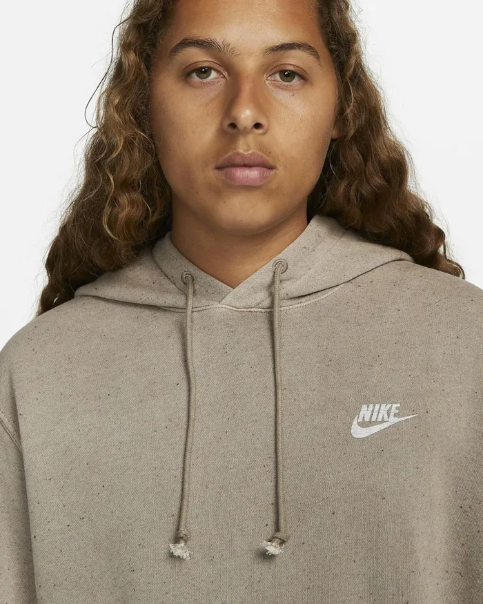 MenWomen Nike Hoodies And Sweatshirts Club Fleece Olive Grey