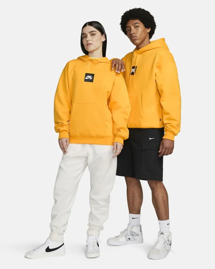 MenWomen Nike Hoodies And Sweatshirts SB University Gold