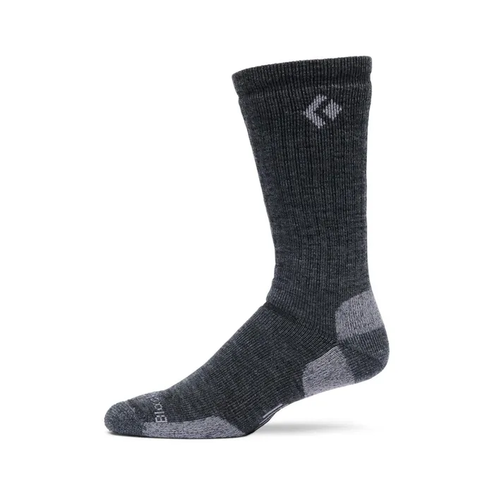 MenWomen Socks Black Diamond BD Medium Crew Merino Sock Black Diamond Gear