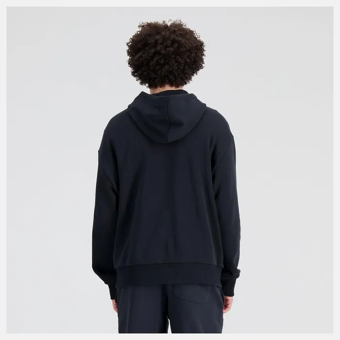 MenWomen Unissentials Warped Classics French Terry Hoodie Black New Balance Matching Sets