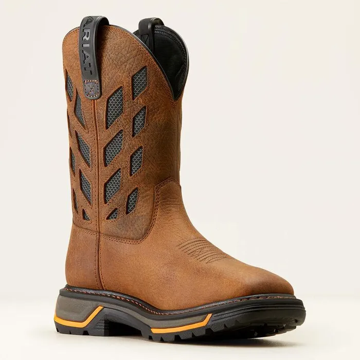 Men Work Boots Ariat Big Rig Tread VentTEK Work Boot Earthgraphite Men Work Boots Ariat Big Rig Tread VentTEK Work Boot Earthgraphite
