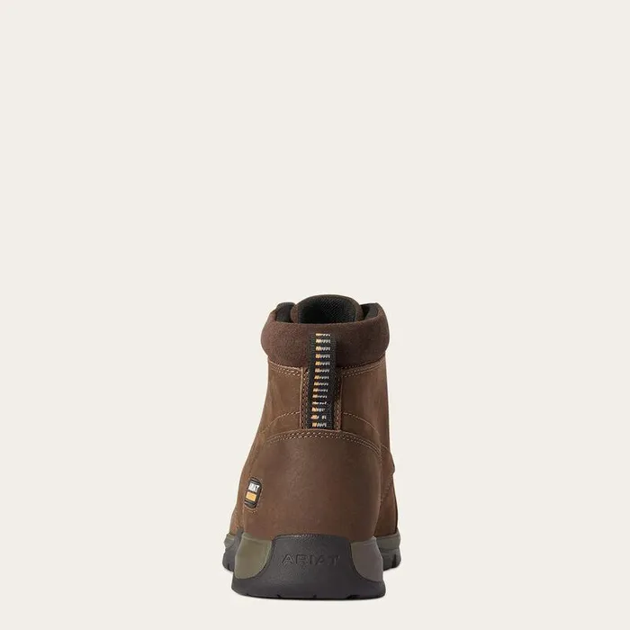 Men Work Boots Ariat Edge LTE Chukka Static Dissipating Composite Toe Work Boot Dark Brown
