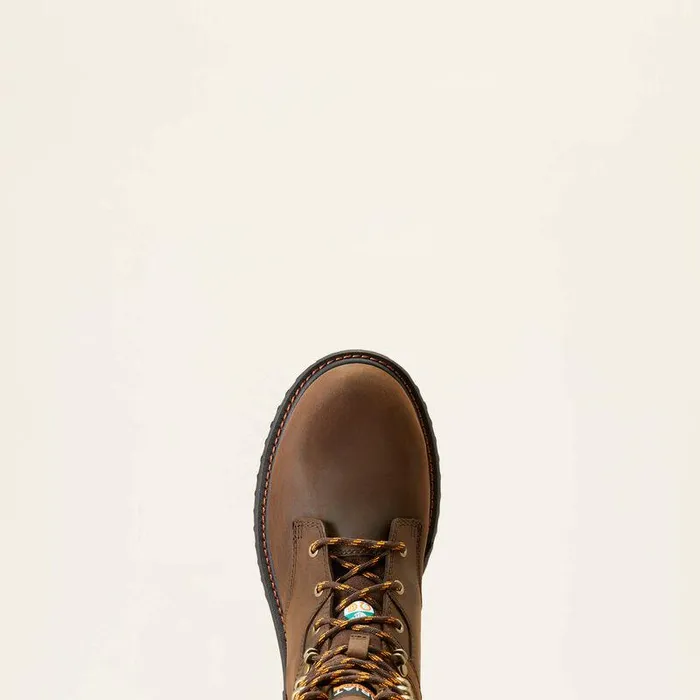 Men Work Boots Ariat RigTEK 8quot CSA Waterproof Composite Toe Work Boot Oily Distressed Brownoily Distressed Br
