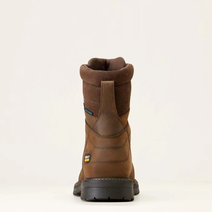 Men Work Boots Ariat RigTEK 8quot CSA Waterproof Composite Toe Work Boot Oily Distressed Brownoily Distressed Br