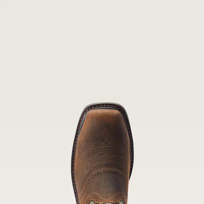 Men Work Boots Ariat Sierra Shock Shield Steel Toe Work Boot Dark Brown