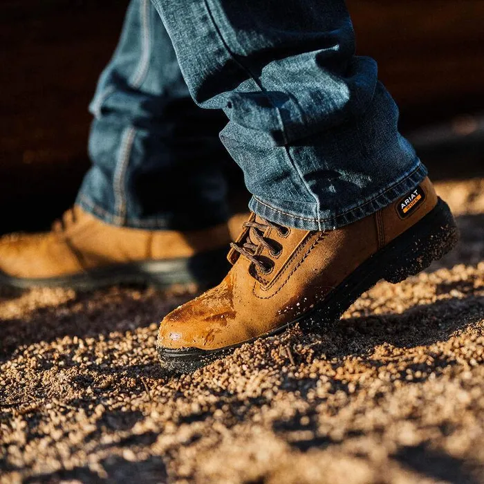 Men Work Boots Ariat Turbo 6quot Waterproof Work Boot Aged Bark Men Work Boots Ariat Turbo 6quot Waterproof Work Boot Aged Bark