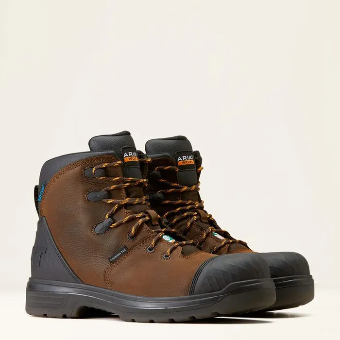 Men Work Boots Ariat Turbo Outlaw 6quot CSA Waterproof Carbon Toe Work Boot Rich Brown Men Work Boots Ariat Turbo Outlaw 6quot CSA Waterproof Carbon Toe Work Boot Rich Brown