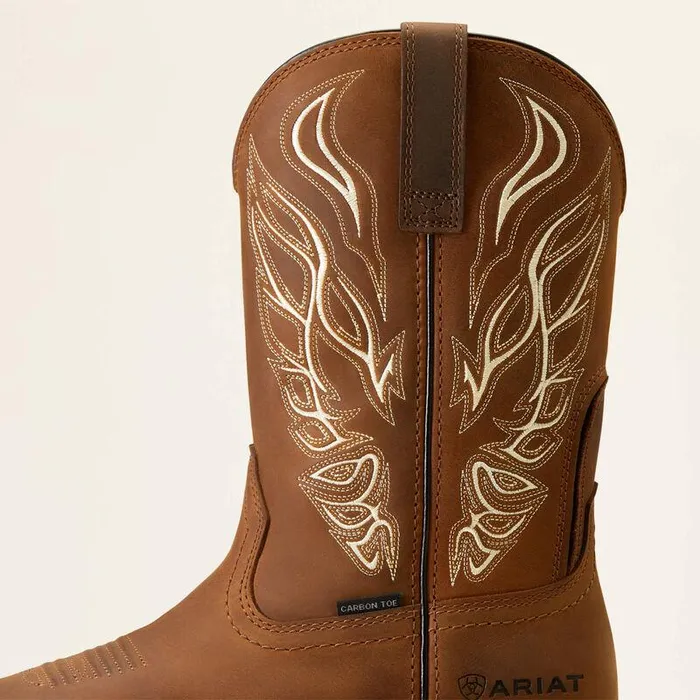 Men Work Boots Ariat WorkHog XT Phoenix Carbon Toe Work Boot Distressed Brown Men Work Boots Ariat WorkHog XT Phoenix Carbon Toe Work Boot Distressed Brown