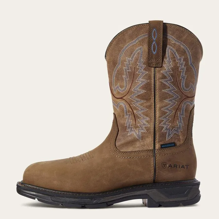 Men Work Boots Ariat WorkHog XT Waterproof Work Boot Distressed Brown Men Work Boots Ariat WorkHog XT Waterproof Work Boot Distressed Brown