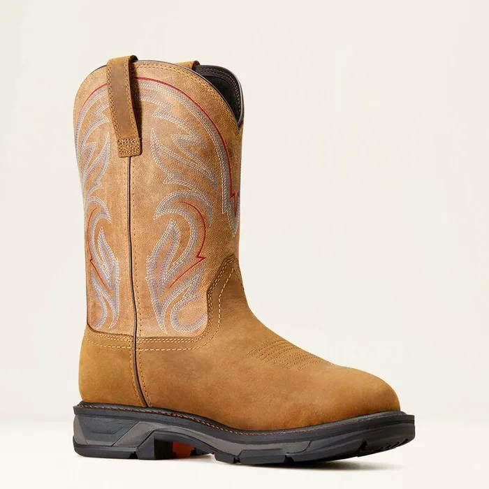 Men Work Boots Ariat WorkHog XT Waterproof Work Boot Distressed Brown Men Work Boots Ariat WorkHog XT Waterproof Work Boot Distressed Brown