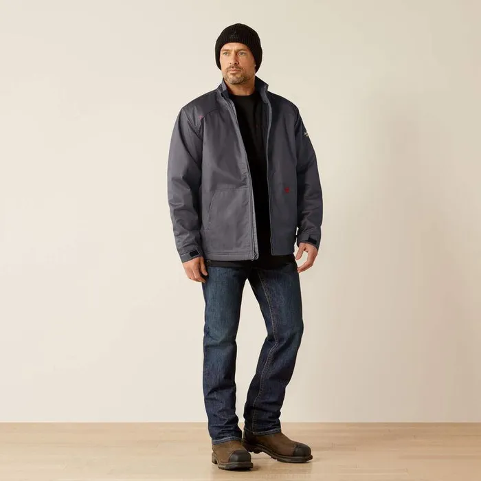 Men Workwear Ariat FR Basic Insulated Jacket Iron Grey