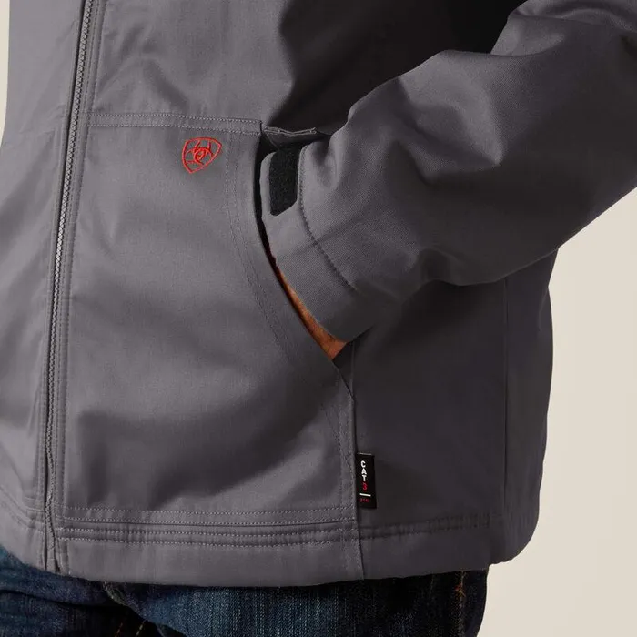Men Workwear Ariat FR Basic Insulated Jacket Iron Grey