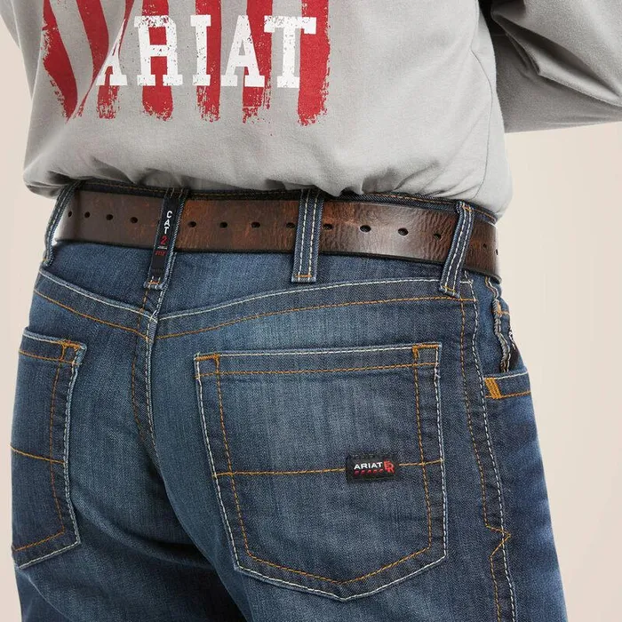 Men Workwear Ariat FR M4 Relaxed Stretch DuraLight Basic Boot Cut Jean Lassen