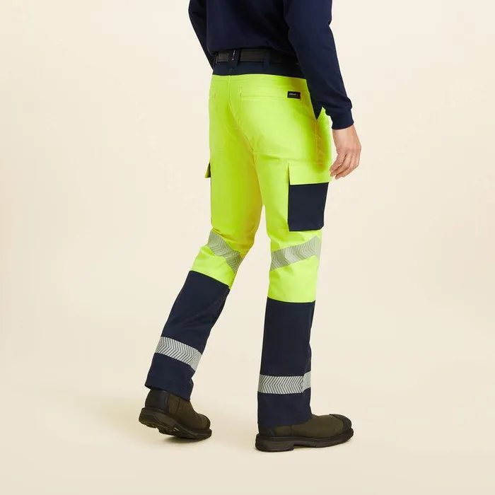 Men Workwear Ariat FR M7 Slim DuraStretch Duralight Twill Straight Pant Hi Vis Yellow Men Workwear Ariat FR M7 Slim DuraStretch Duralight Twill Straight Pant Hi Vis Yellow