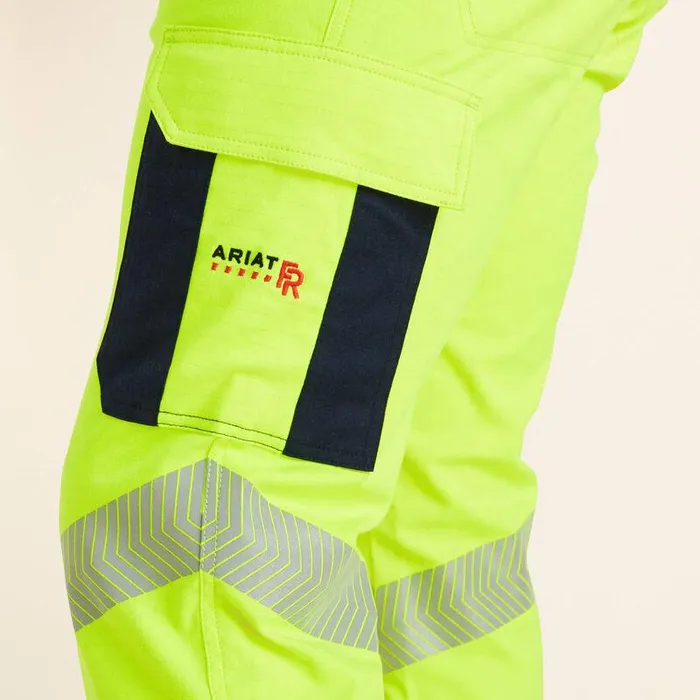 Men Workwear Ariat FR M7 Slim DuraStretch Duralight Twill Straight Pant Hi Vis Yellow Men Workwear Ariat FR M7 Slim DuraStretch Duralight Twill Straight Pant Hi Vis Yellow