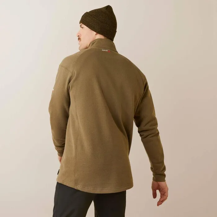 Men Workwear Ariat FR Rev 14 Zip Top Beech
