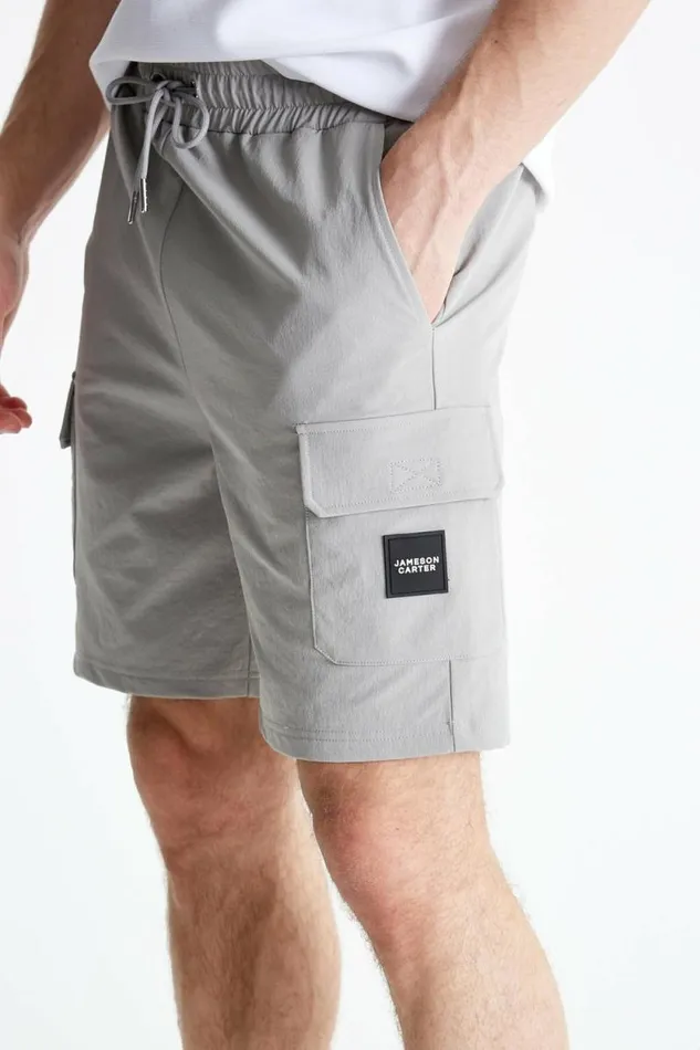 Mens Cargo Shorts 8211 Stone Jameson Carter Shorts