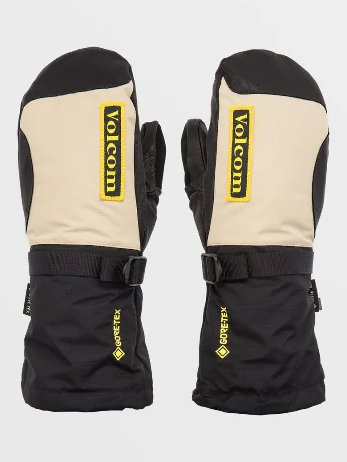 Mens Gloves and Mitts Volcom 91 GoreTex Mitts 8211 Khakiest