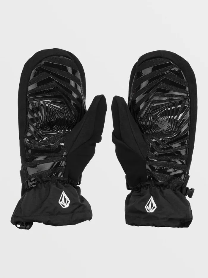 Mens Gloves and Mitts Volcom Millicent Mitts 8211 Black