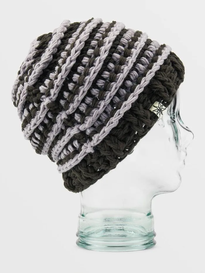Mens Hats and Beanies Volcom Mike Ravelson Crochet Knit Beanie 8211 Brown