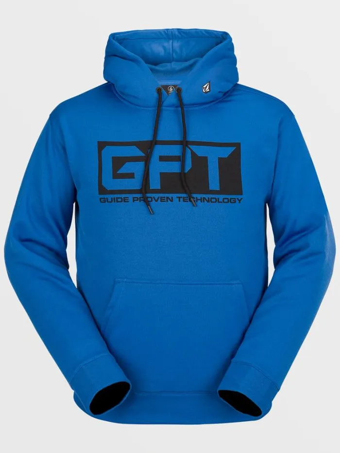 Mens Hoodies and Sweatshirts Volcom Core Hydro Fleece Hoodie 8211 Electric Blue
