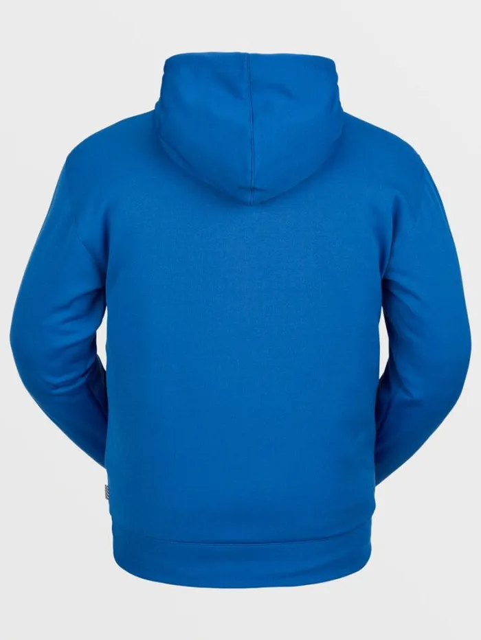 Mens Hoodies and Sweatshirts Volcom Core Hydro Fleece Hoodie 8211 Electric Blue