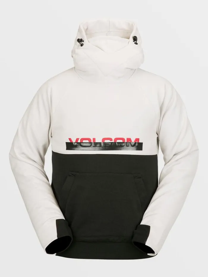 Mens Hoodies and Sweatshirts Volcom Hydro Riding Hoodie 8211 Ice