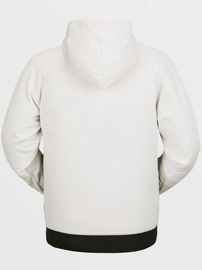 Mens Hoodies and Sweatshirts Volcom Hydro Riding Hoodie 8211 Ice