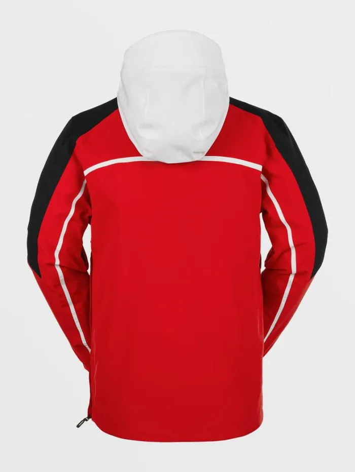 Mens Jackets Volcom Brighton Pullover Jacket 8211 Red