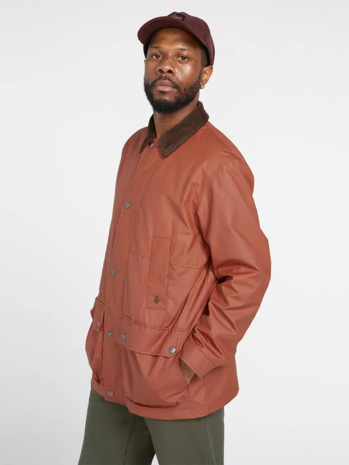 Mens Jackets Volcom Entertainment Fat Tony Jacket 8211 Rust