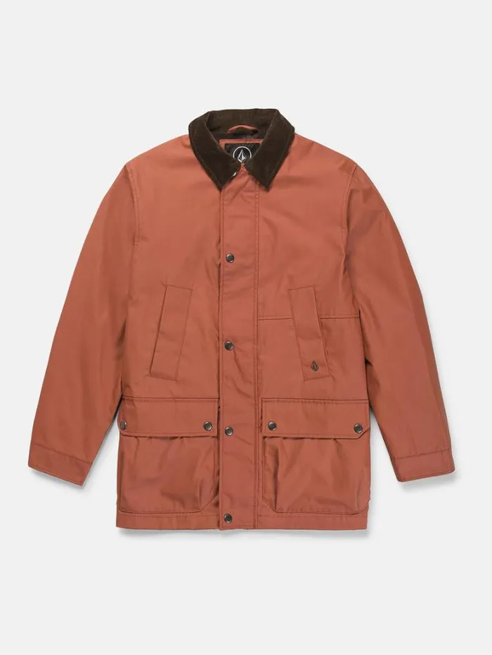 Mens Jackets Volcom Entertainment Fat Tony Jacket 8211 Rust
