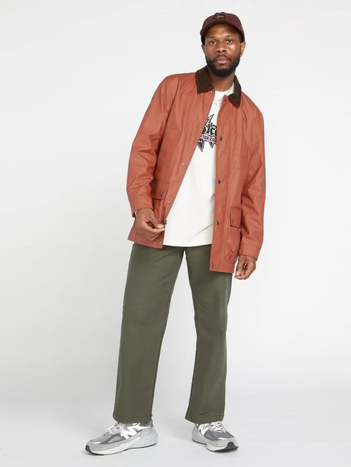 Mens Jackets Volcom Entertainment Fat Tony Jacket 8211 Rust