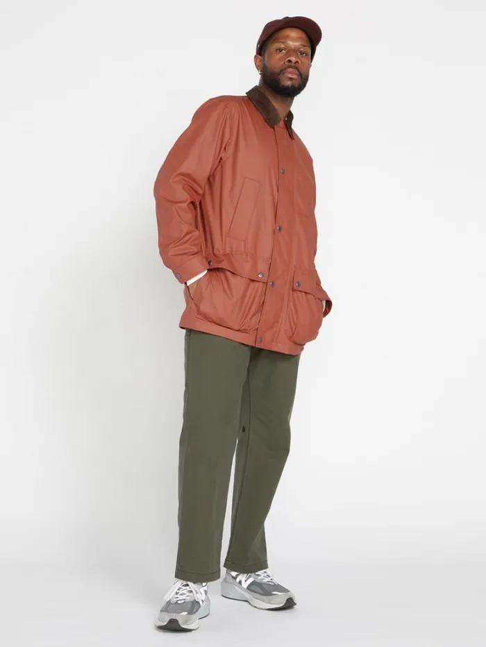 Mens Jackets Volcom Entertainment Fat Tony Jacket 8211 Rust