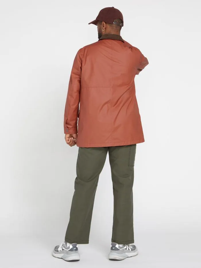 Mens Jackets Volcom Entertainment Fat Tony Jacket 8211 Rust