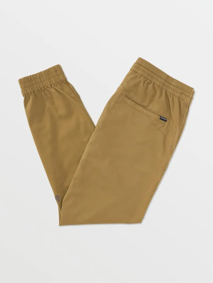 Mens Pants Volcom Frickin Slim Joggers 8211 Dark Khaki