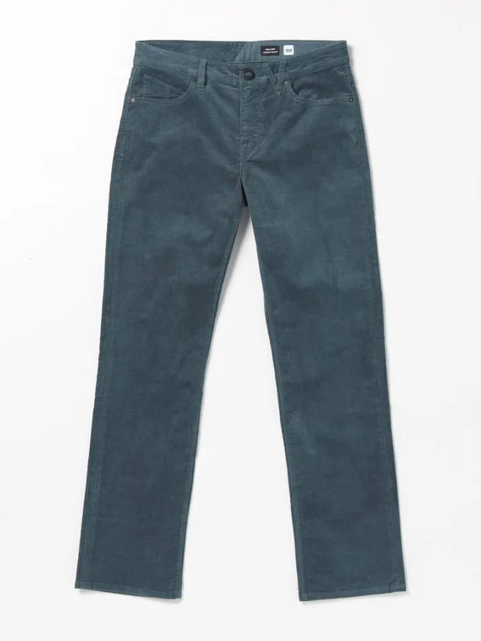 Mens Pants Volcom Solver Pocket Cord Modern Fit Pants 8211 Dark Slate