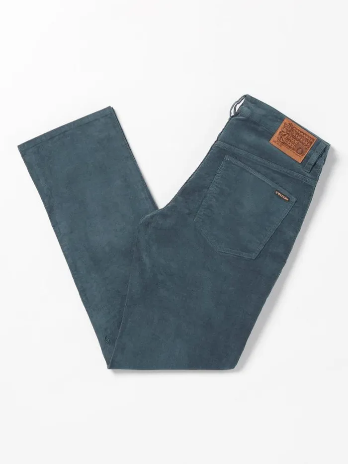 Mens Pants Volcom Solver Pocket Cord Modern Fit Pants 8211 Dark Slate