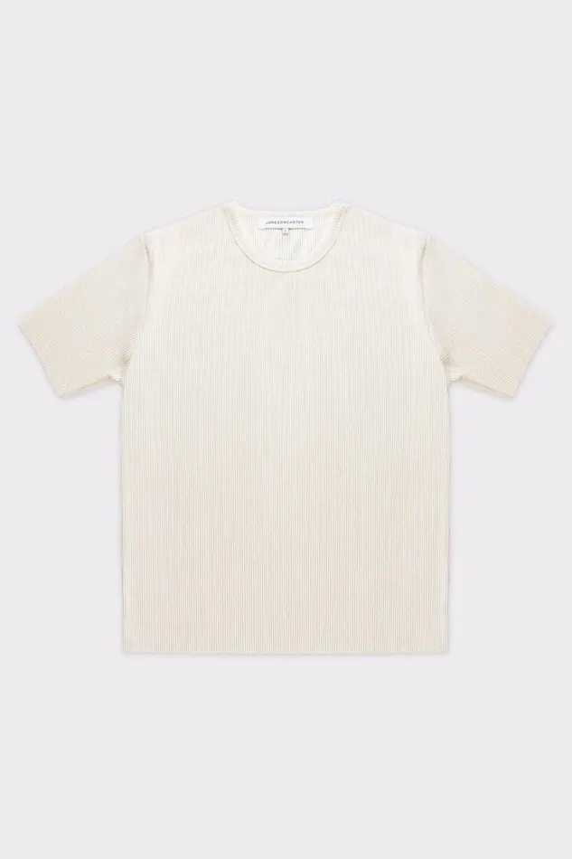 Mens Renoir Twin Set TShirt 8211 Cream Jameson Carter TShirts