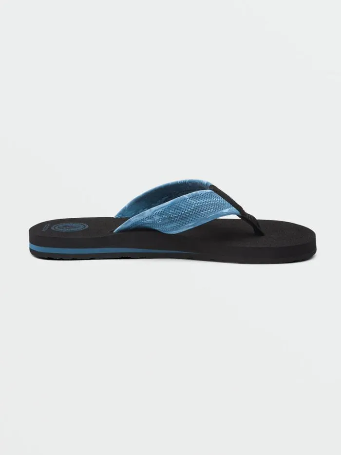 Mens Sandals Volcom Daycation Sandals 8211 Aged Indigo