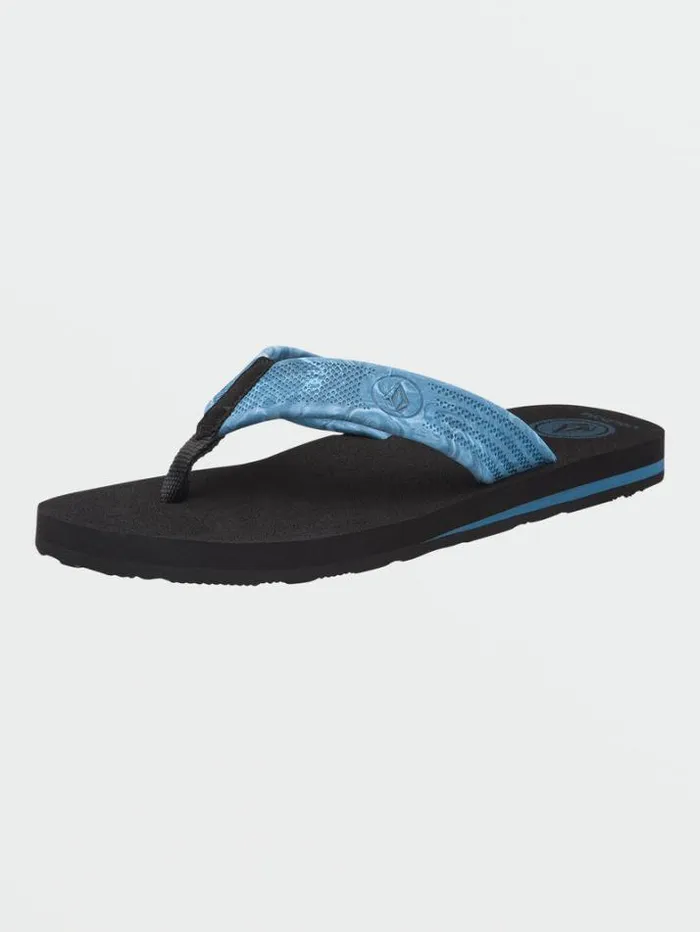 Mens Sandals Volcom Daycation Sandals 8211 Aged Indigo