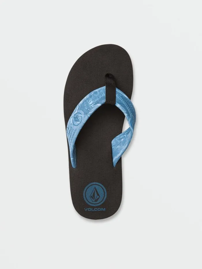 Mens Sandals Volcom Daycation Sandals 8211 Aged Indigo