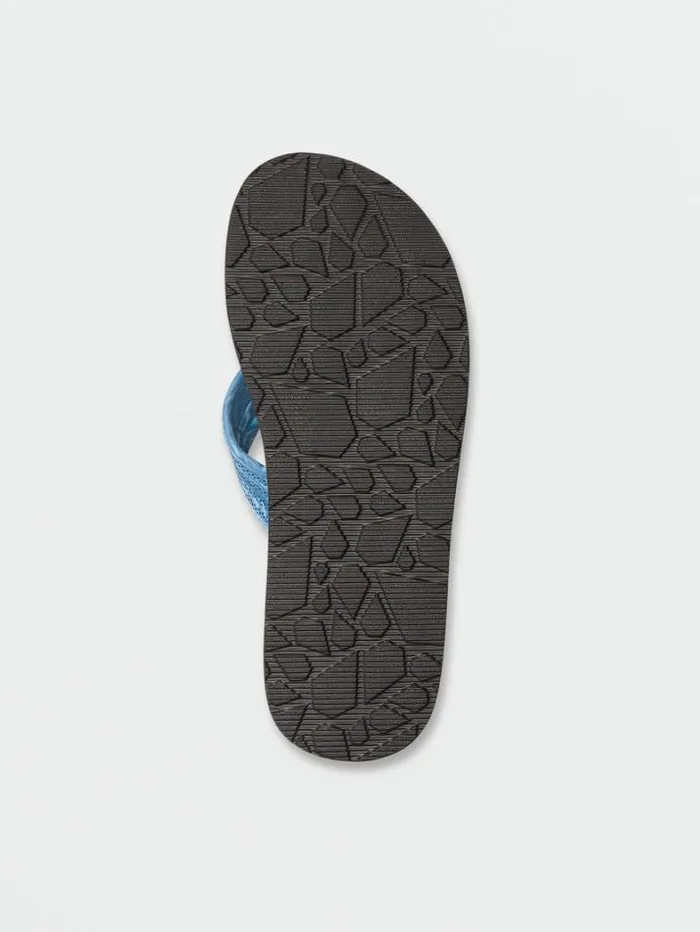 Mens Sandals Volcom Daycation Sandals 8211 Aged Indigo