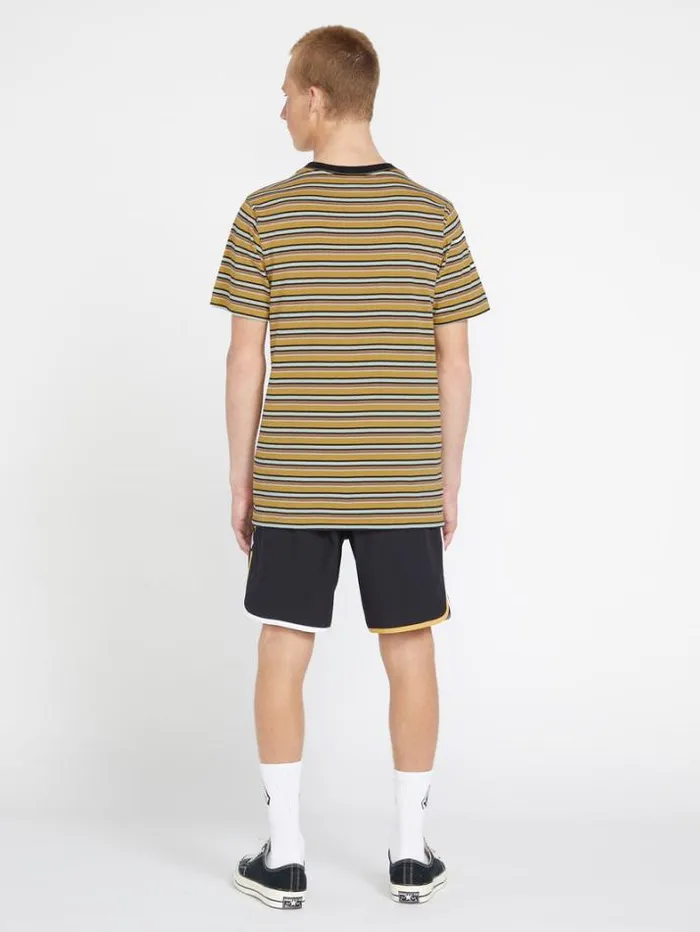 Mens TShirts and Tanks Volcom Bright N Early Crew Short Sleeve Shirt 8211 Mustard