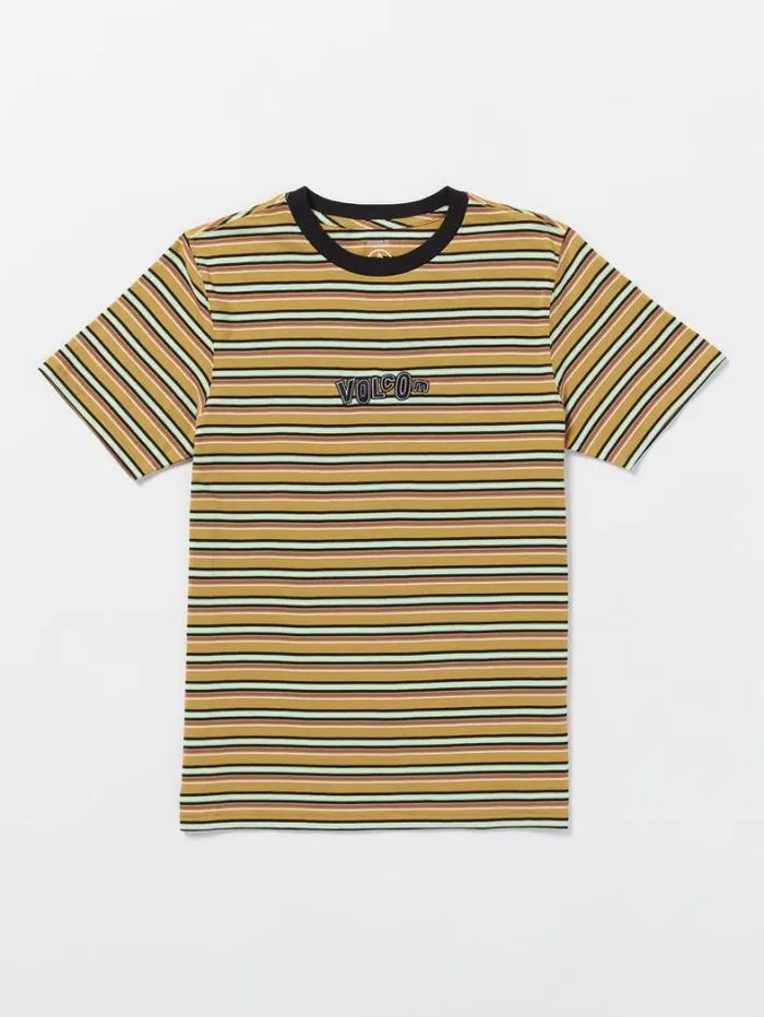 Mens TShirts and Tanks Volcom Bright N Early Crew Short Sleeve Shirt 8211 Mustard